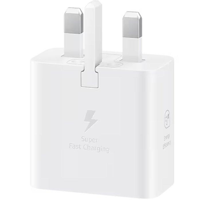 Buy Samsung super-fast charge power adaptor, 25w, ep-t2510nwegae – white in Kuwait