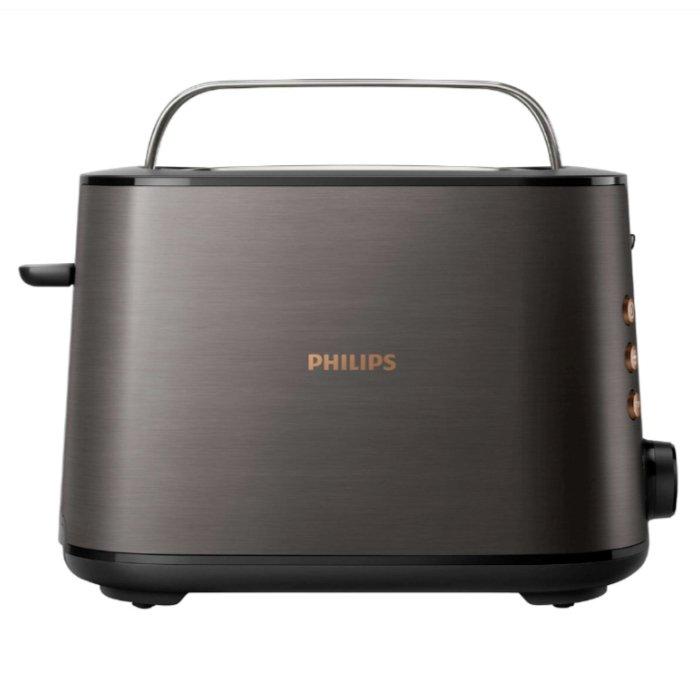 Buy Philips 5000 series 2-slice adjustable browning toaster, hd2650/31 - black and copper in Kuwait