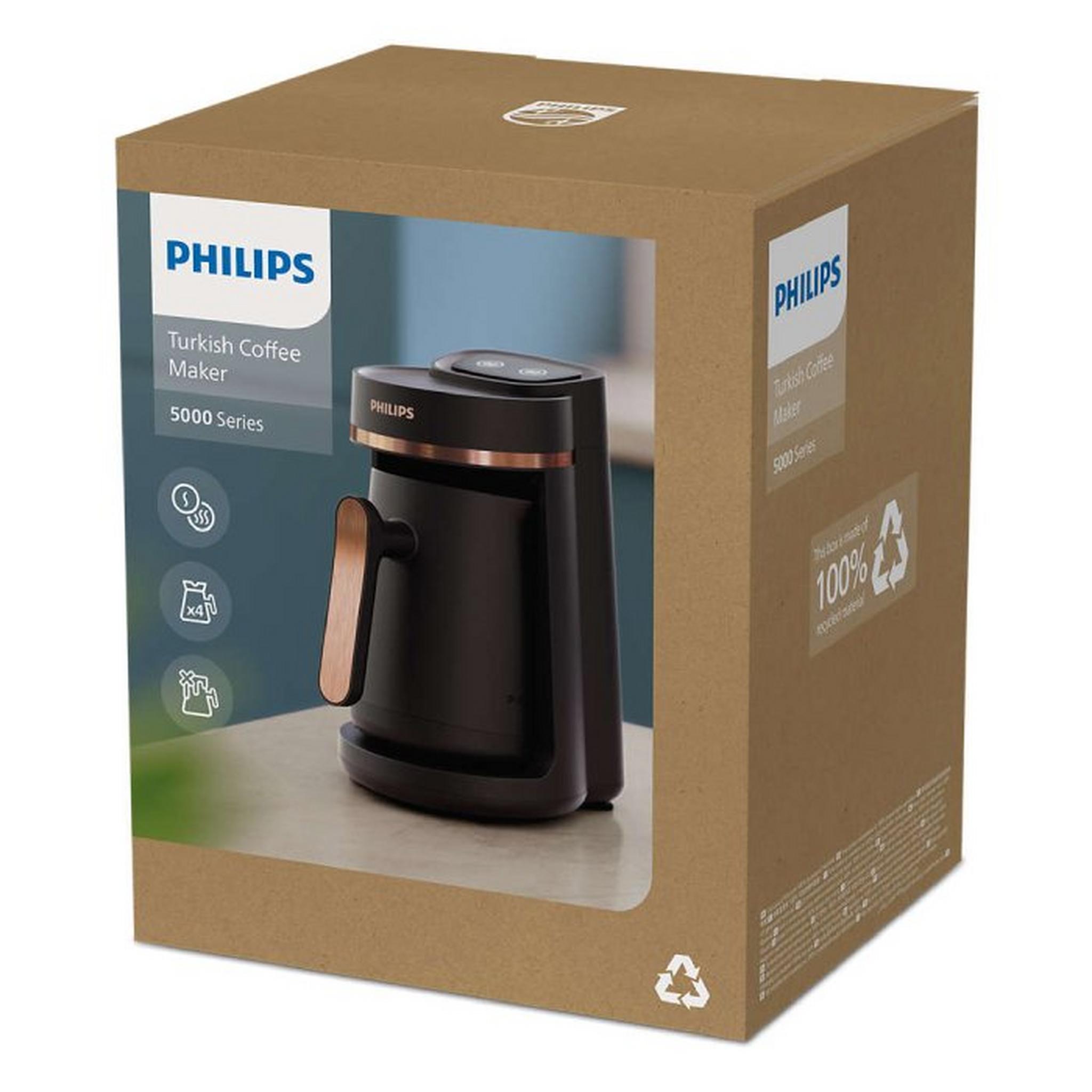 Philips Series 5000 Turkish Coffee Maker, 735W, HDA150/62 – Black
