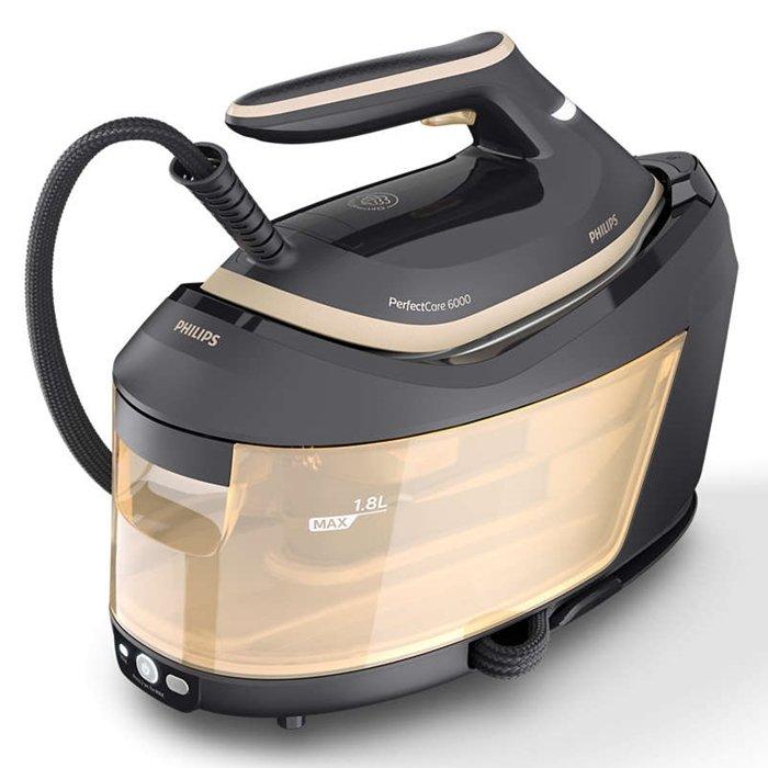 Philips Steam Generator Iron, 2400W, 1.8L, PSG6064/86 – Black/Gold
