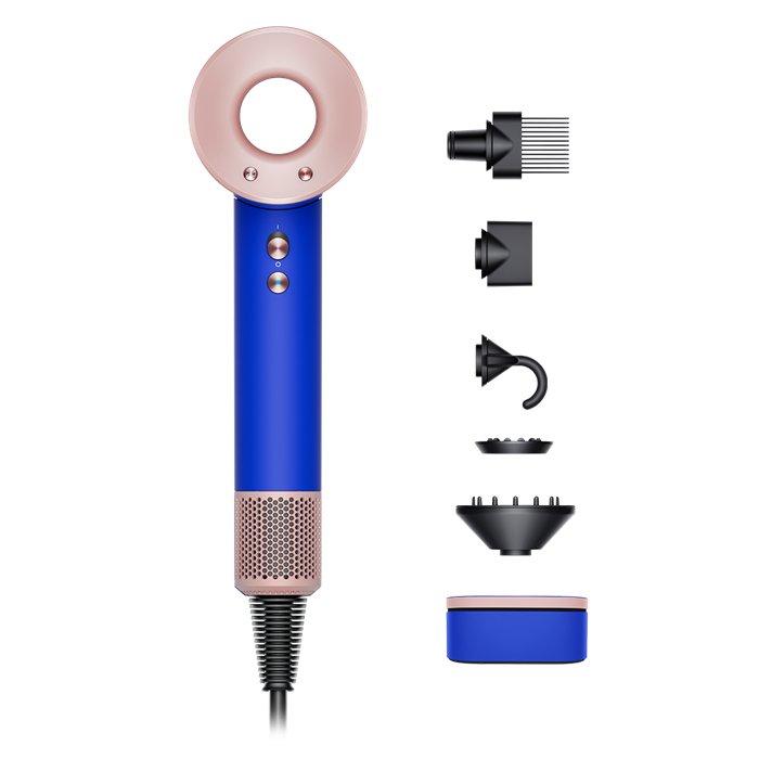 Buy Dyson supersonic hair dryer, 4 heat settings, hd07 – blue/blush in Kuwait