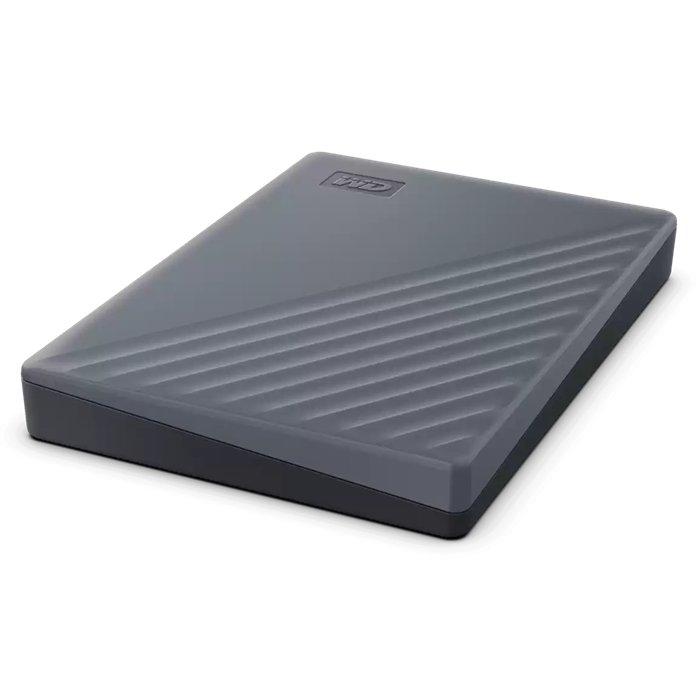 قرص صلب ويسترن ديجيتال ماي باسبورت بسعة 4TB، WDBRMD0040BGY-WESN – رمادي