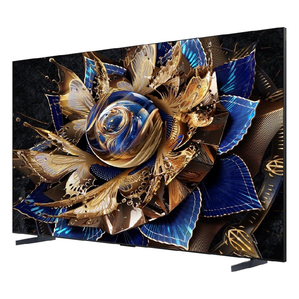 تلفزيون جوجل الذكي من تي سي إل, 115 بوصة, 4 كيه ميني ليد, 144 هيرتز, يدعم الذكاء الأصطناعي 115X955 - أسود