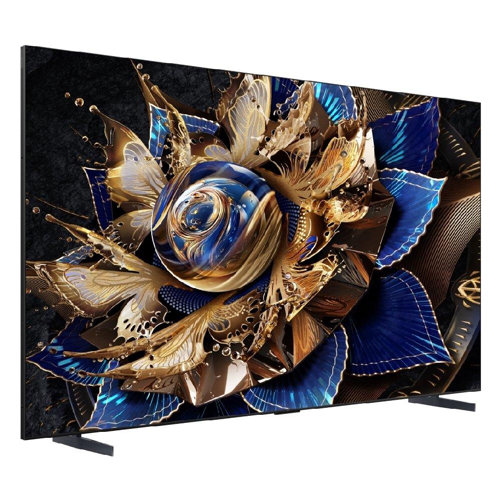 تلفزيون جوجل الذكي من تي سي إل, 115 بوصة, 4 كيه ميني ليد, 144 هيرتز, يدعم الذكاء الأصطناعي 115X955 - أسود