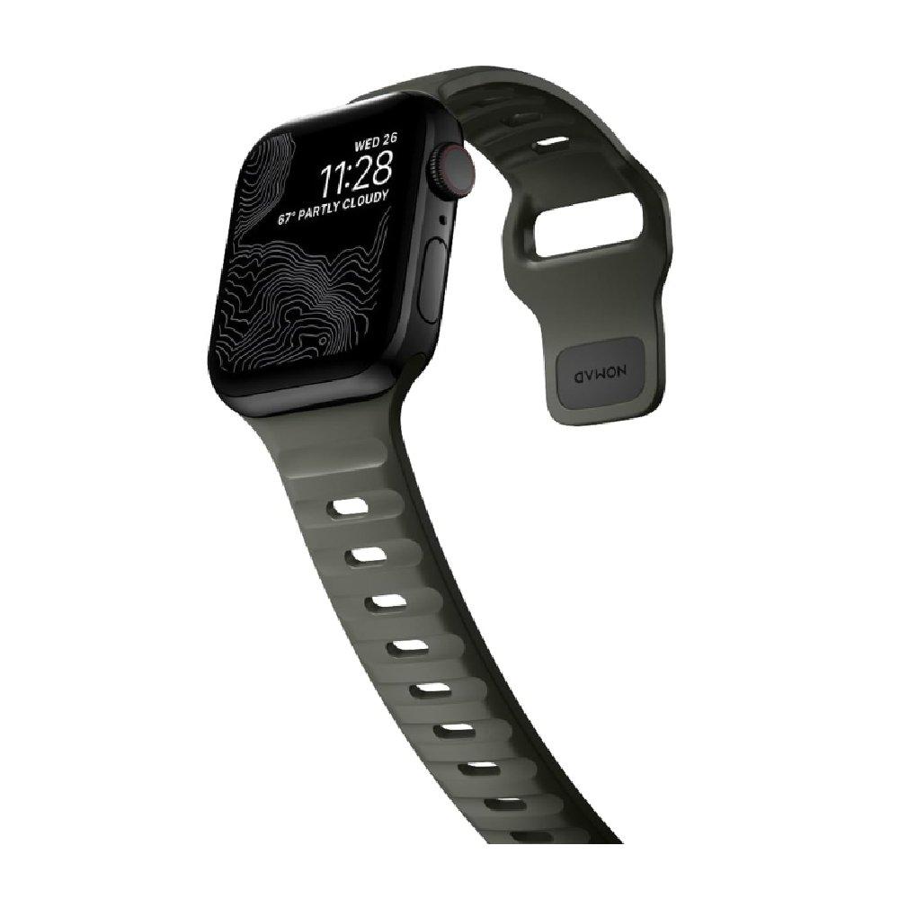 سوار ساعة أبل الرياضي من نوماد، 38/40/41 ملم، NM01135685- أخضر