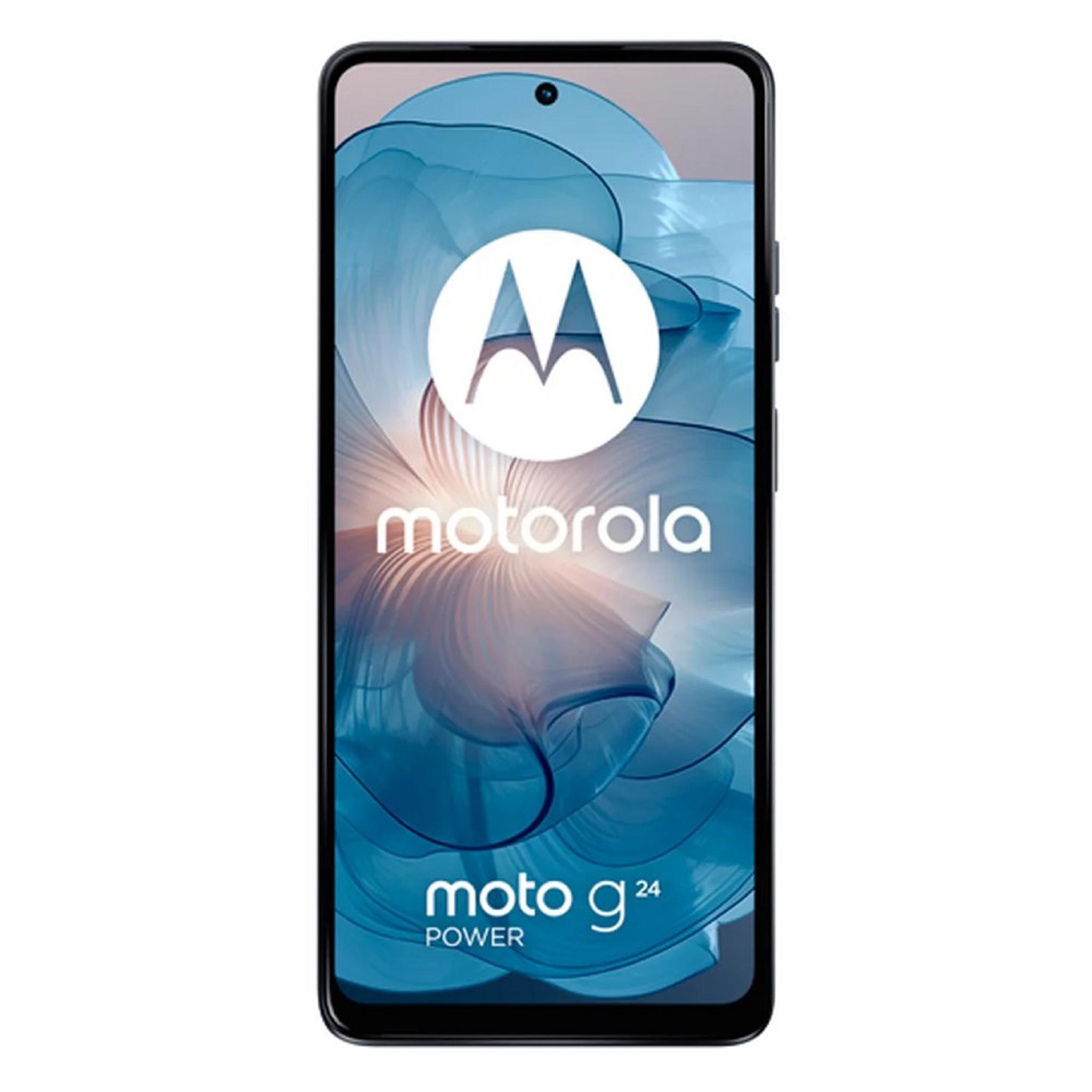 هاتف موتو جي 24 باور من موتورولا، شاشة 6.56 بوصة، رام 8 جيجابايت، 256 جيجابايت – أزرق داكن