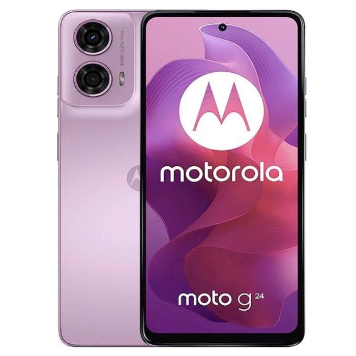 Buy Motorola moto g24 phone, 6. 56-inch, 8gb ram,128gb – pink lavender in Kuwait