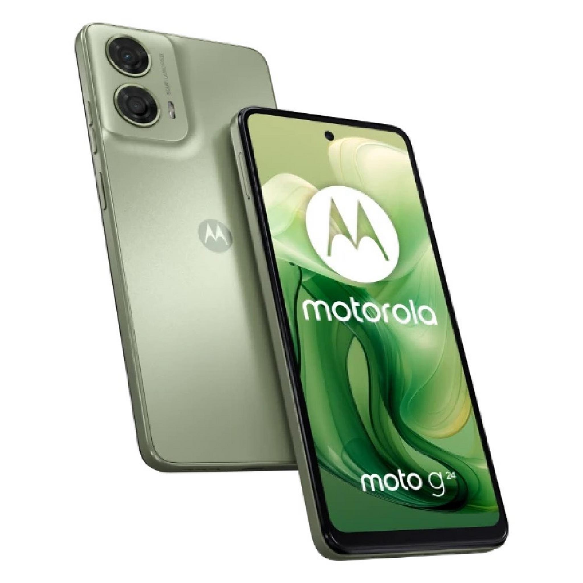 هاتف موتو جي24 من موتورولا، شاشة 6.56 بوصة، 8 جيجابايت رام، 128 جيجابايت – أخضر