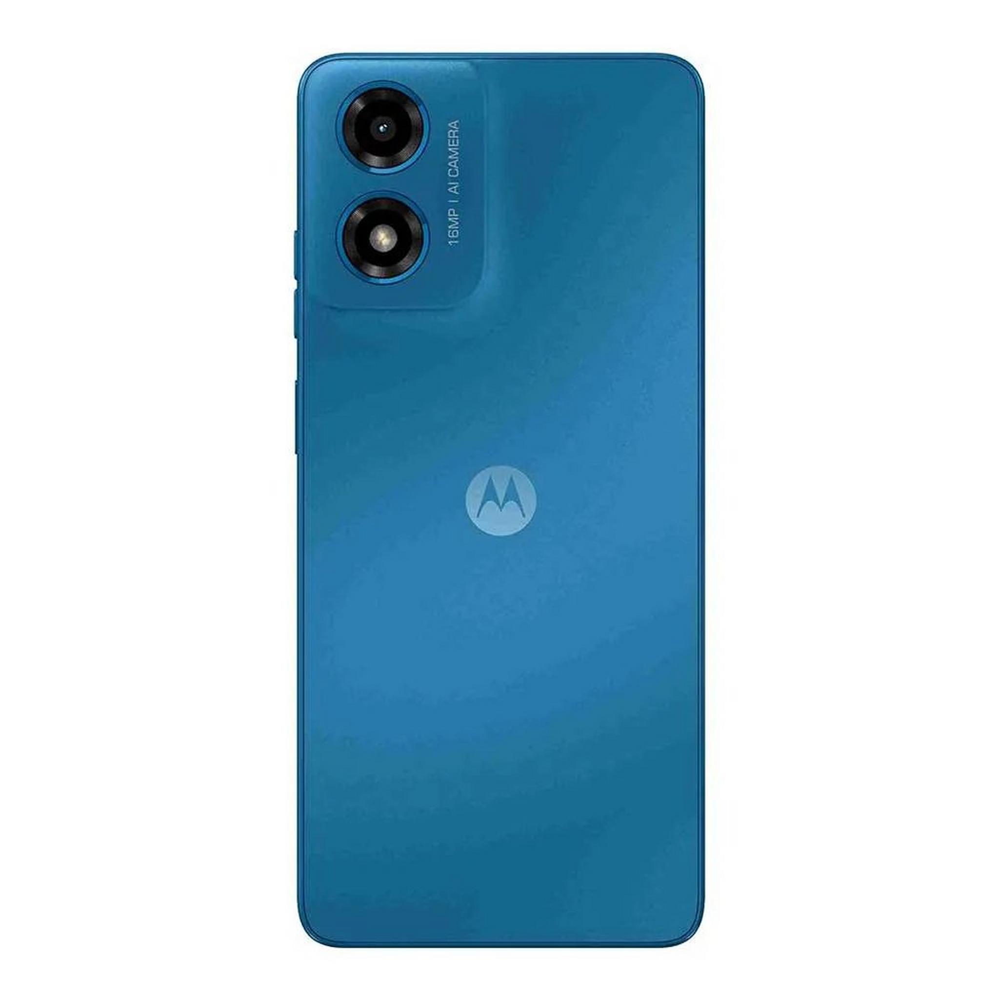 هاتف موتو جي04 من موتورولا، شاشة 6.56 بوصة، رام 4 جيجابايت، 64 جيجابايت - أزرق