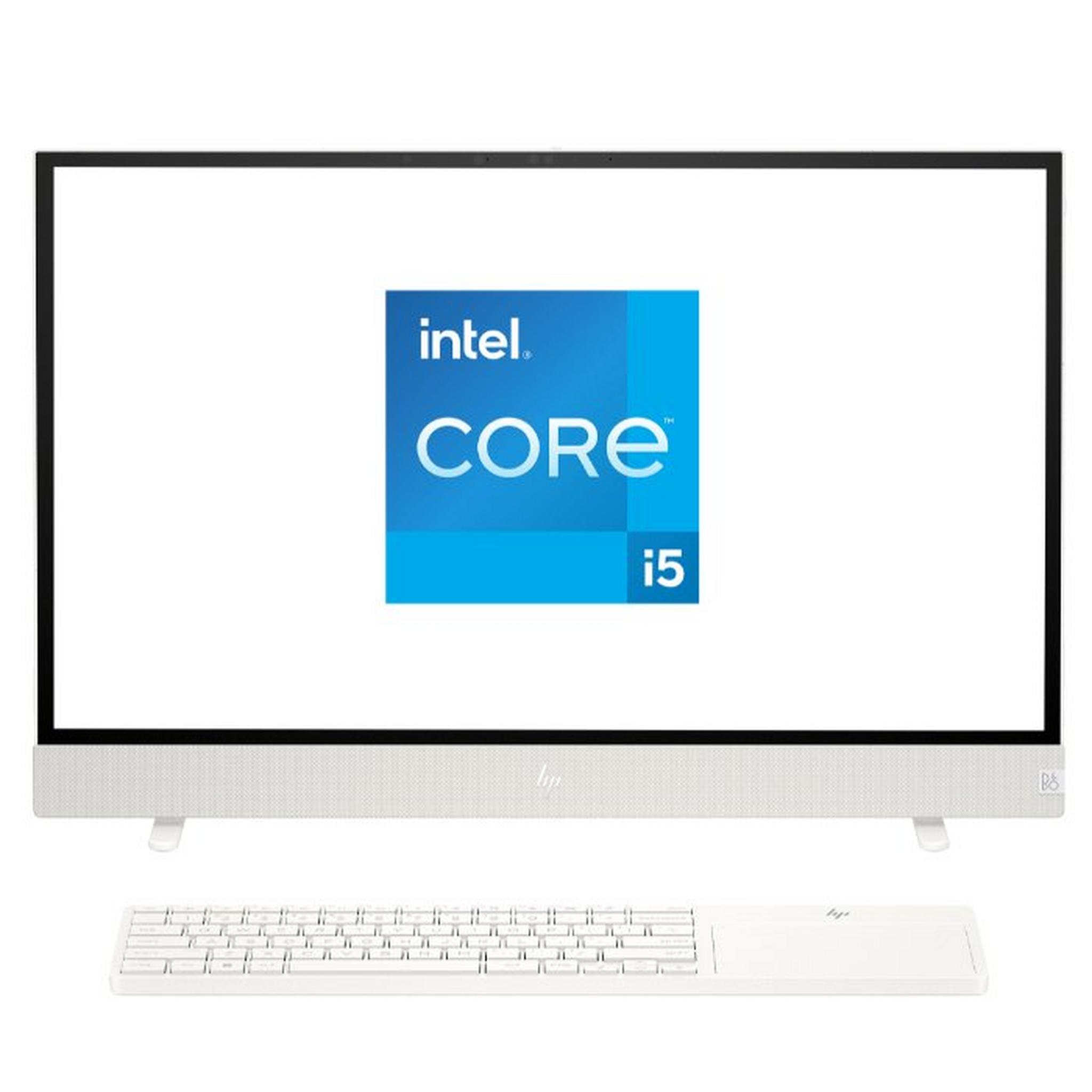 HP Envy Move All In One Desktop, Intel Core i5 1335U 13th Generation, 16GB LPDDR5 RAM, 1TB SSD, 23.8-Inches, Integrated Intel UHD Graphics, Windows 11 Home, 24-CS0000NE - Shell White