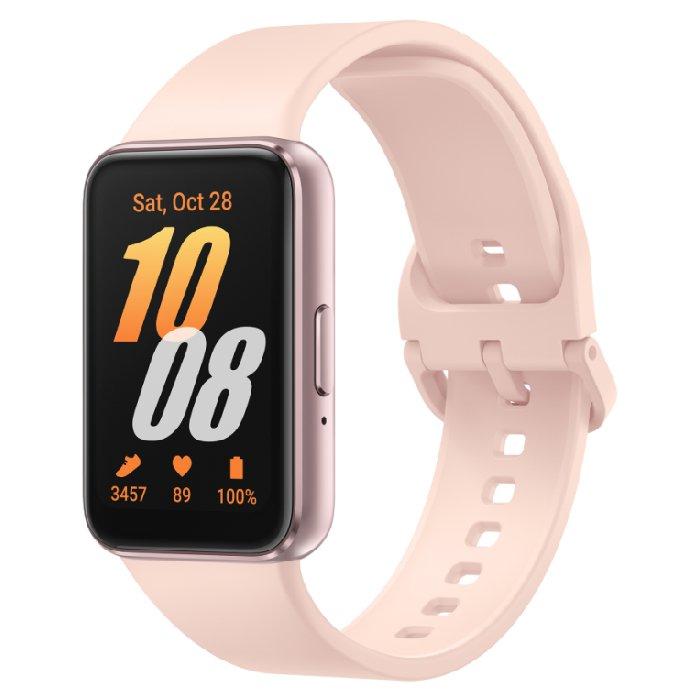 Buy Samsung galaxy fit 3 smart watch, 1. 6-inch amoled screen, sm-r390nidamea – gold in Kuwait