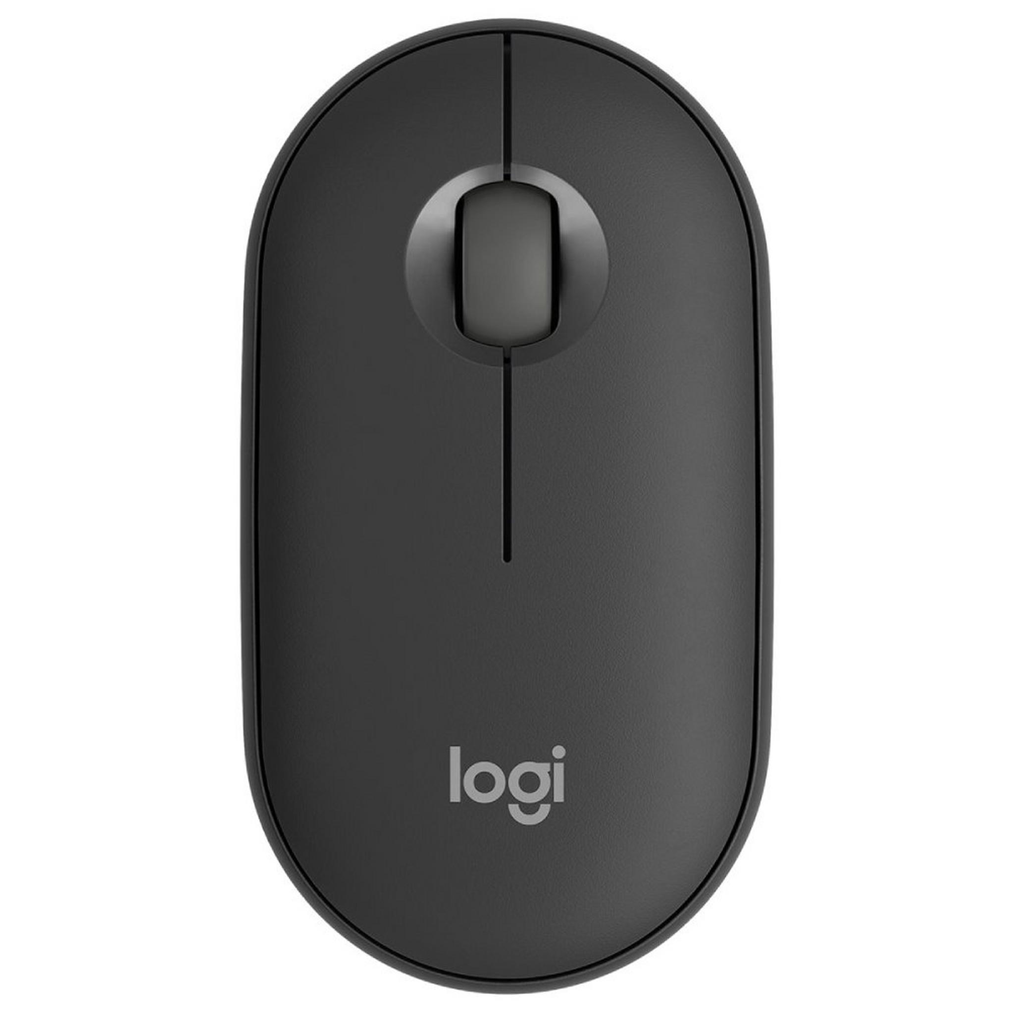 Logitech M350s Pebble Wireless Mouse 2, 910-007015 – Graphite