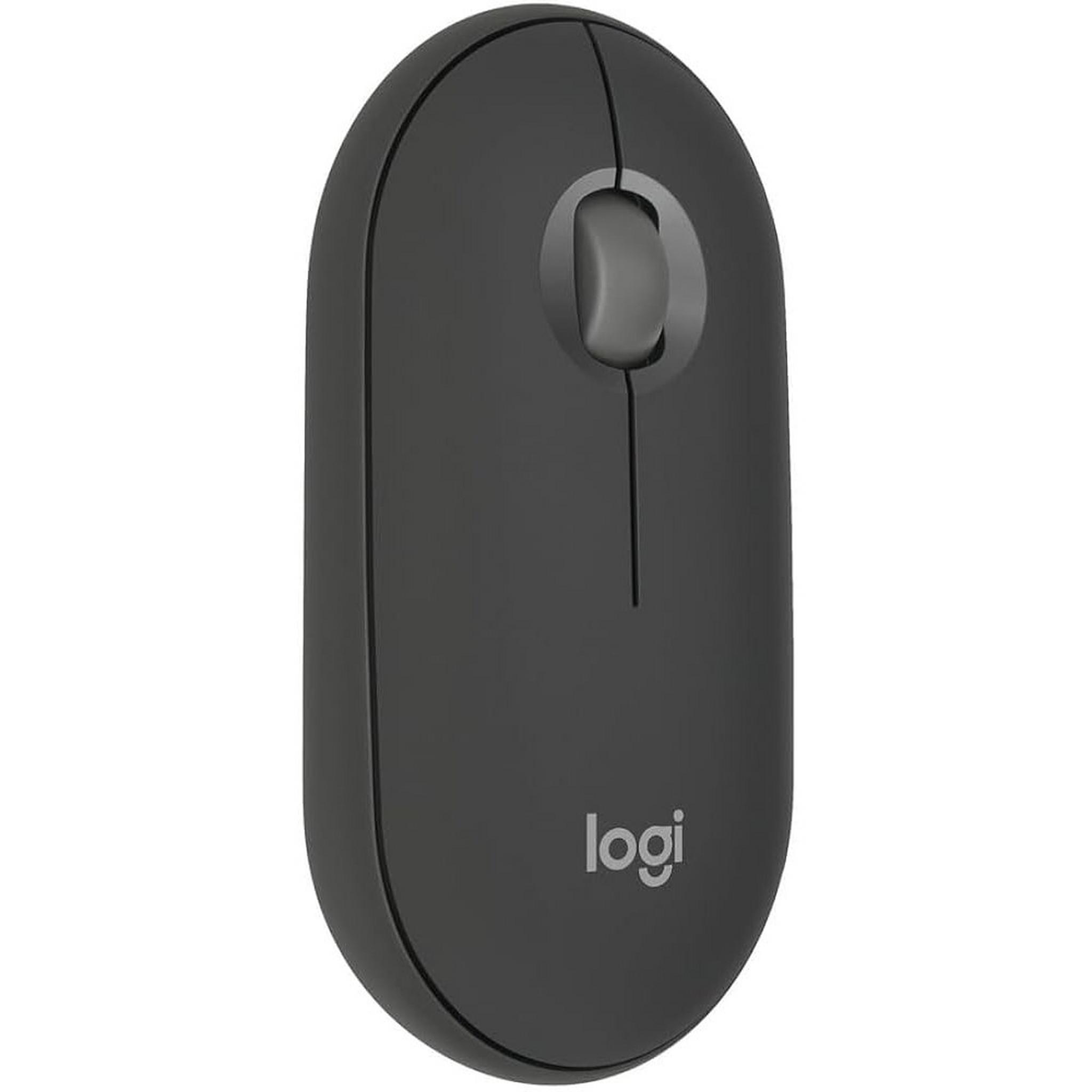 Logitech M350s Pebble Wireless Mouse 2, 910-007015 – Graphite