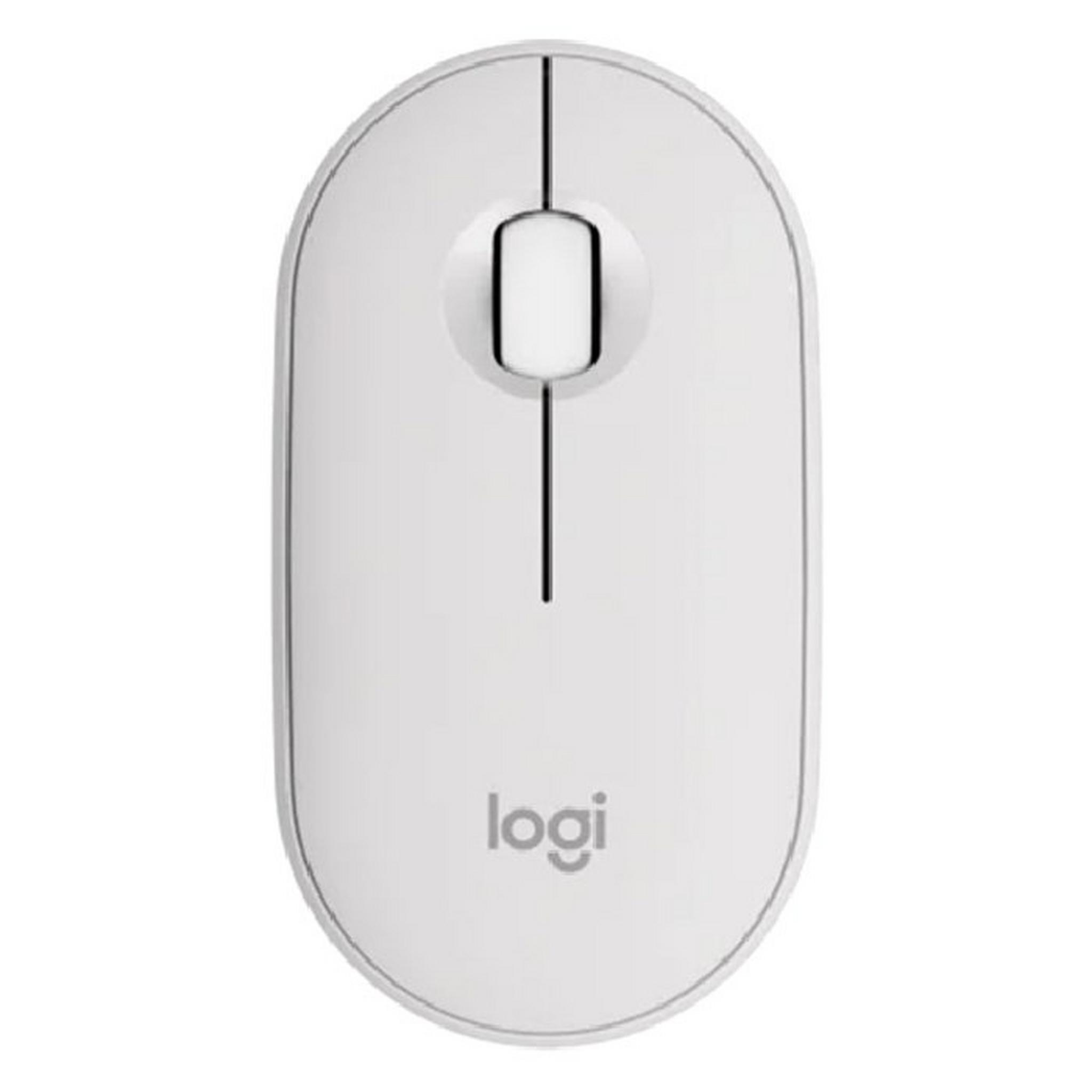 Logitech M350s Pebble Wireless Mouse 2, 910-007013 – White