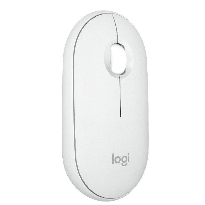 Logitech M350s Pebble Wireless Mouse 2, 910-007013 – White