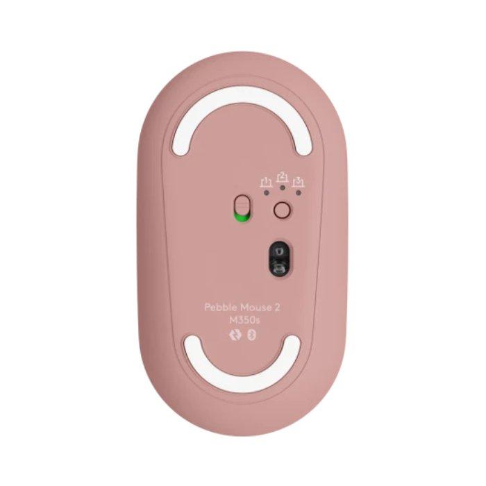 Logitech M350s Pebble Wireless Mouse 2, 910-007014– Rose