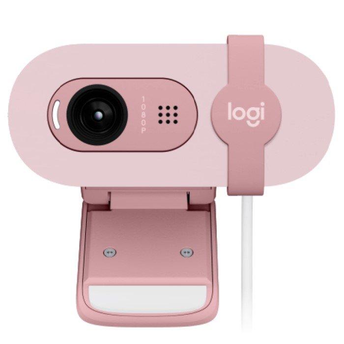 Buy Logitech brio 100 fhd webcam, 960-001623– rose in Kuwait