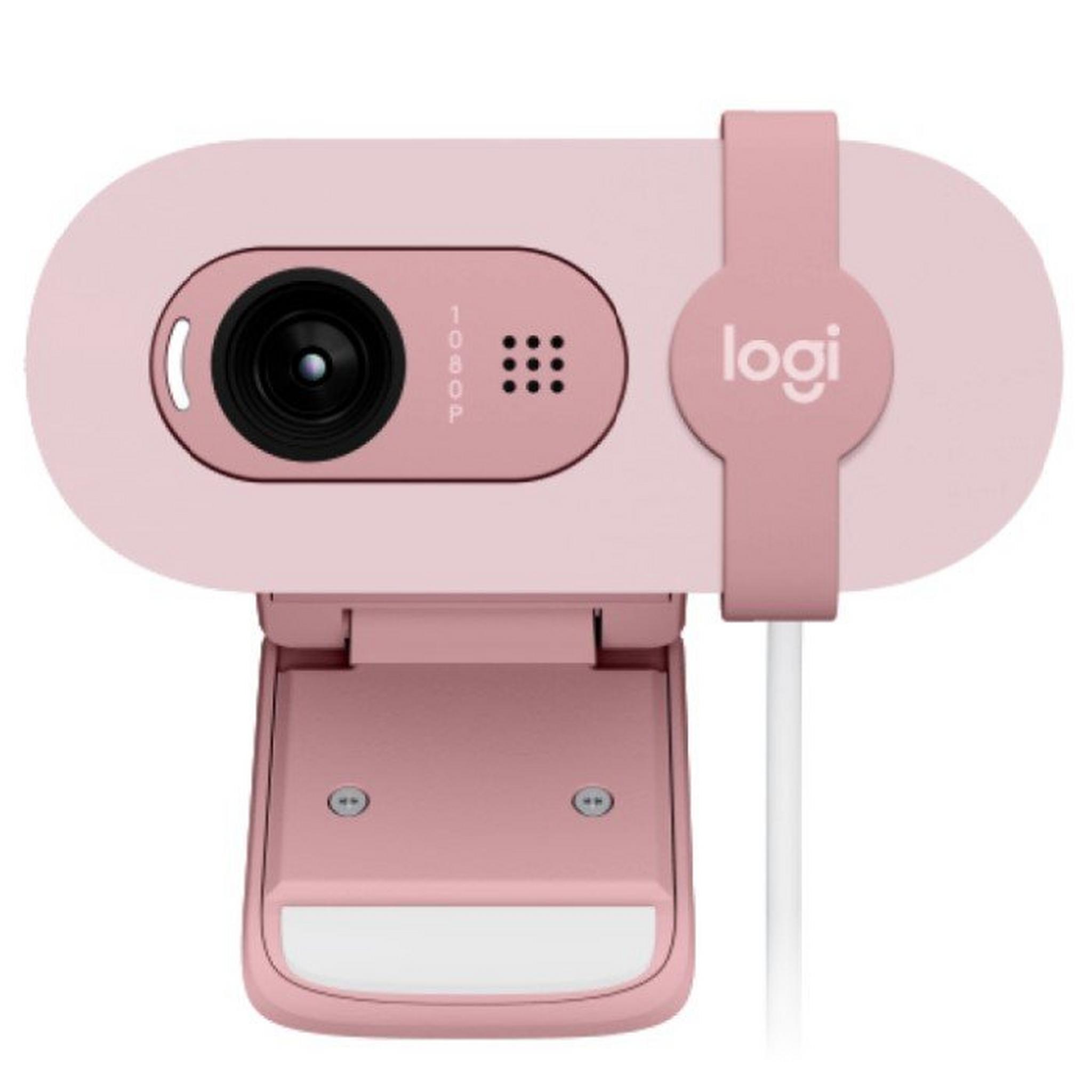 Logitech Brio 100 FHD Webcam, 960-001623– Rose