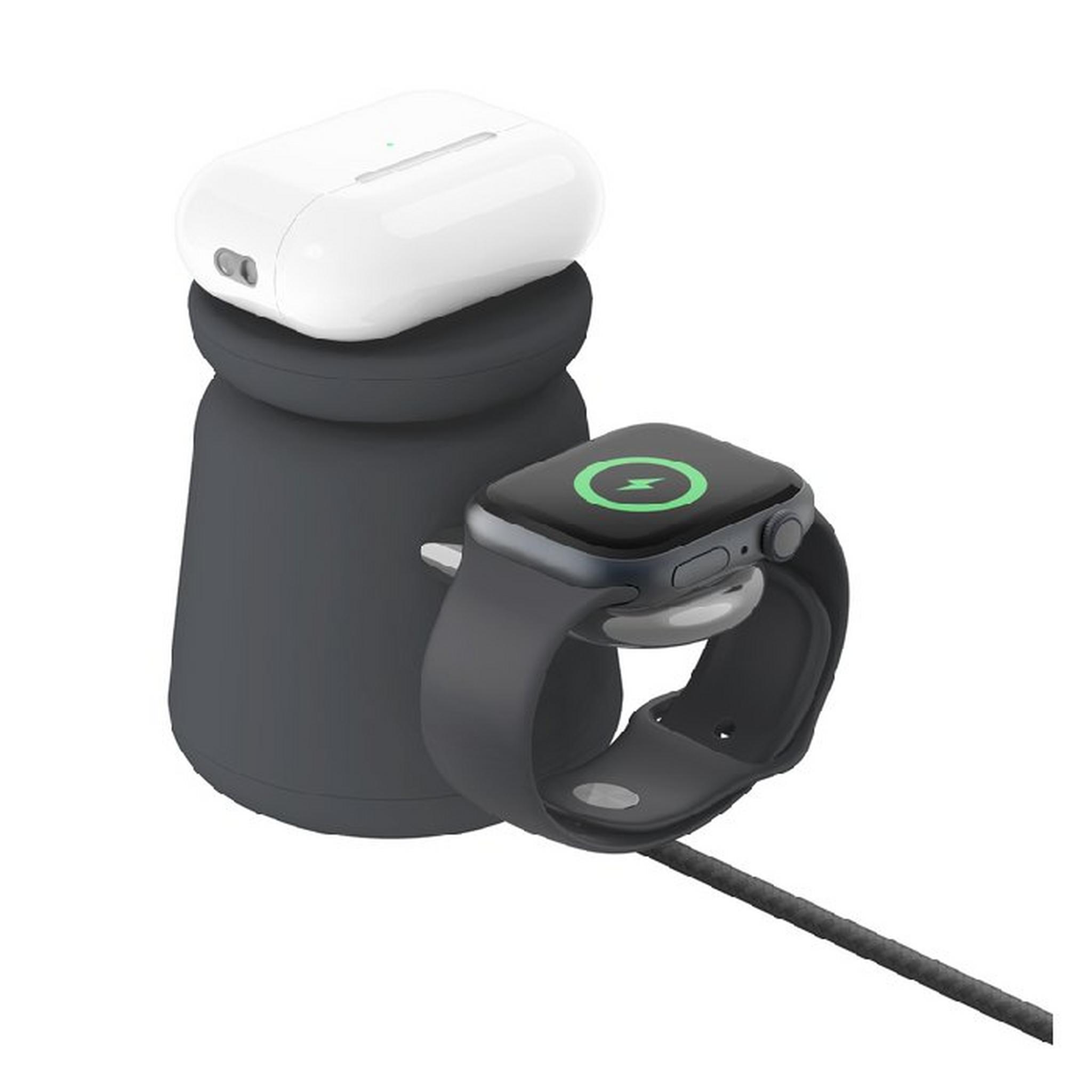 Belkin 2-in-1 Wireless Charging Pro Dock with MagSafe, 15W, WIZ020MYH36 – Black