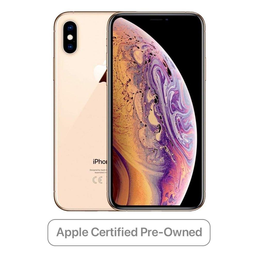 Buy (apple certified pre-owned) iphone xs max 6. 5-inch, 512gb, ft582b/a – gold in Kuwait