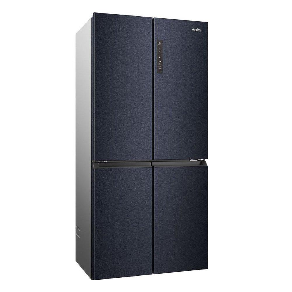 ثلاجة بأربعة أبواب من هاير، 15.5 قدم مكعب، 440 لتر، HRF-525MB -أسود