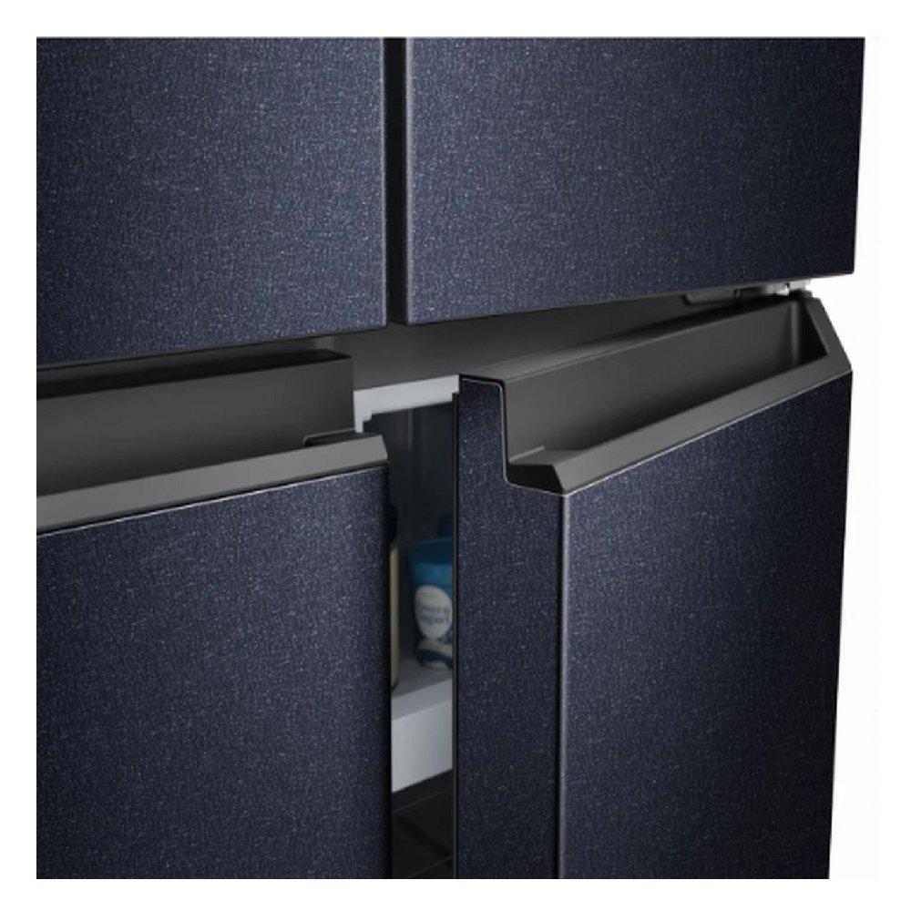 ثلاجة بأربعة أبواب من هاير، 15.5 قدم مكعب، 440 لتر، HRF-525MB -أسود