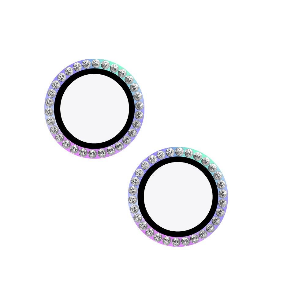 عدسة كاميرا كريستال لهواتف ايفون 15 وايفون 15 بلس من اي كيو، EQ-IPH CRYSL 2S RW