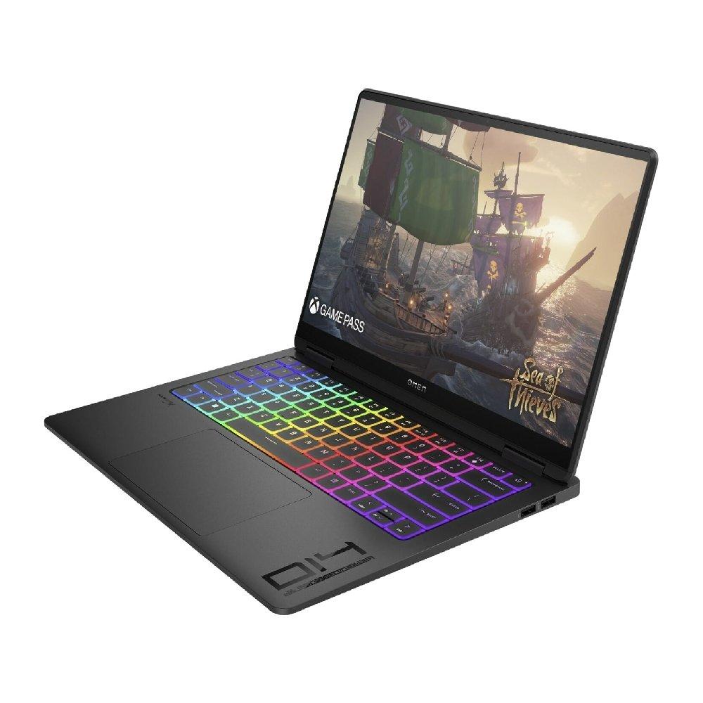 HP Omen Transcend Laptop, Core Ultra 9-185H, 32GB RAM, 1TB SSD, 14" OLED, NVIDIA GeForce RTX 4070, Windows 11 Home, 14-FB0000NE - Black