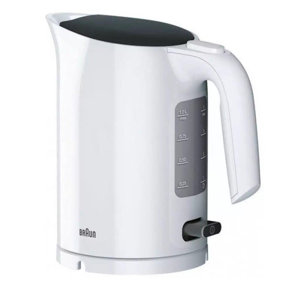 Buy Braun purease kettle, 1liter, 3000w, wk3000wh - white in Kuwait