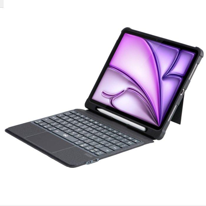 Buy Eq ipad air 13" 2024 case smart keyboard with cover - black in Kuwait