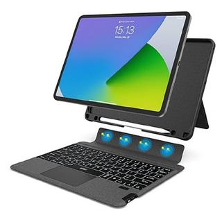 Buy Eq ipad air 11" smart keyboard with cover, eq-t5107d – black in Kuwait