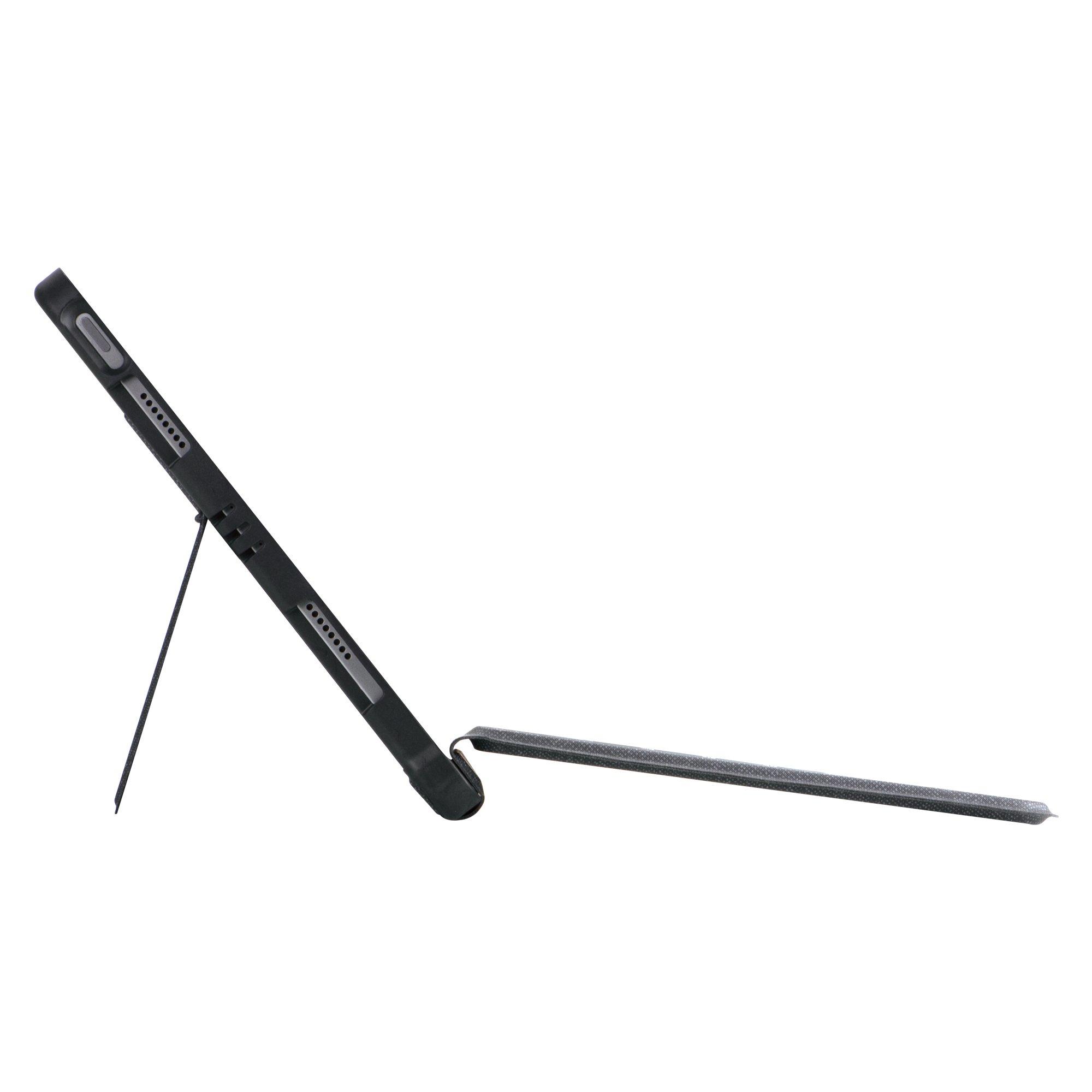 لوحة مفاتيح ذكية مع غطاء لجهاز ايباد اير مقاس 11 بوصة من إي كبو، EQ-T5107D - أسود