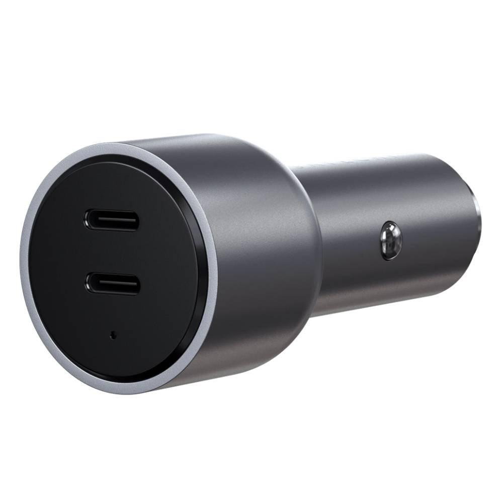 Satechi 40W Dual USB-C PD Car Charger, ST-U2C40CCM – Black