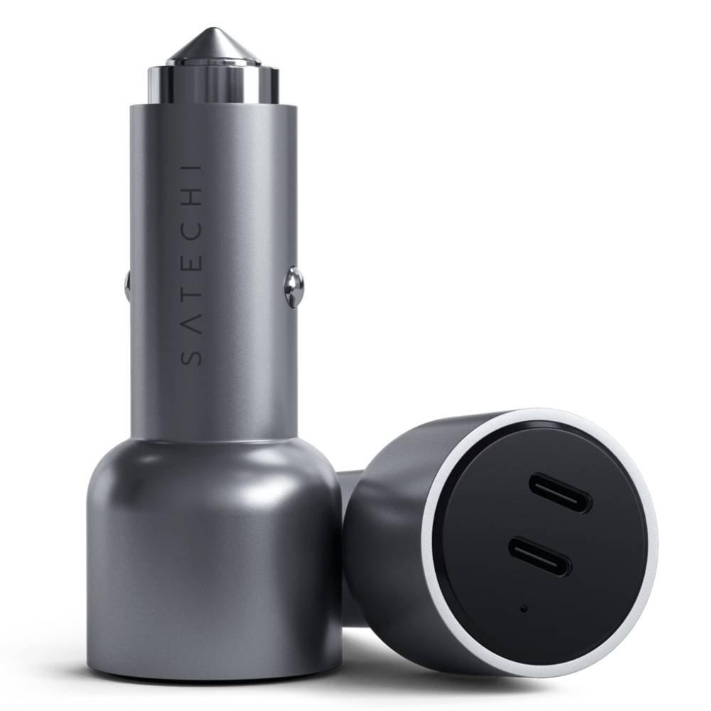 Satechi 40W Dual USB-C PD Car Charger, ST-U2C40CCM – Black