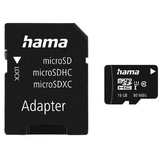 Buy Hama microsdhc memory card class 10 uhs-i 80mb/s, 16 gb in Kuwait