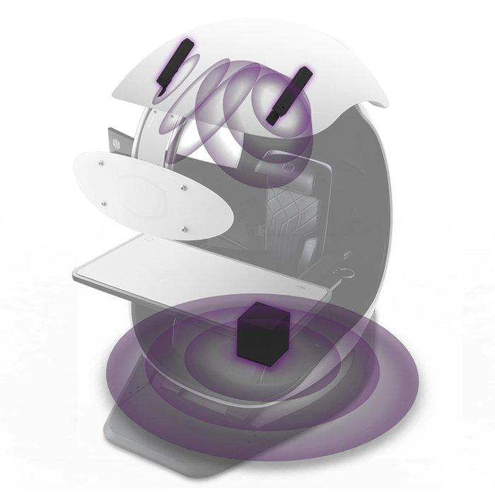 Pre-Order: Cooler Master ORB X Multi-Purpose Gaming Station – White