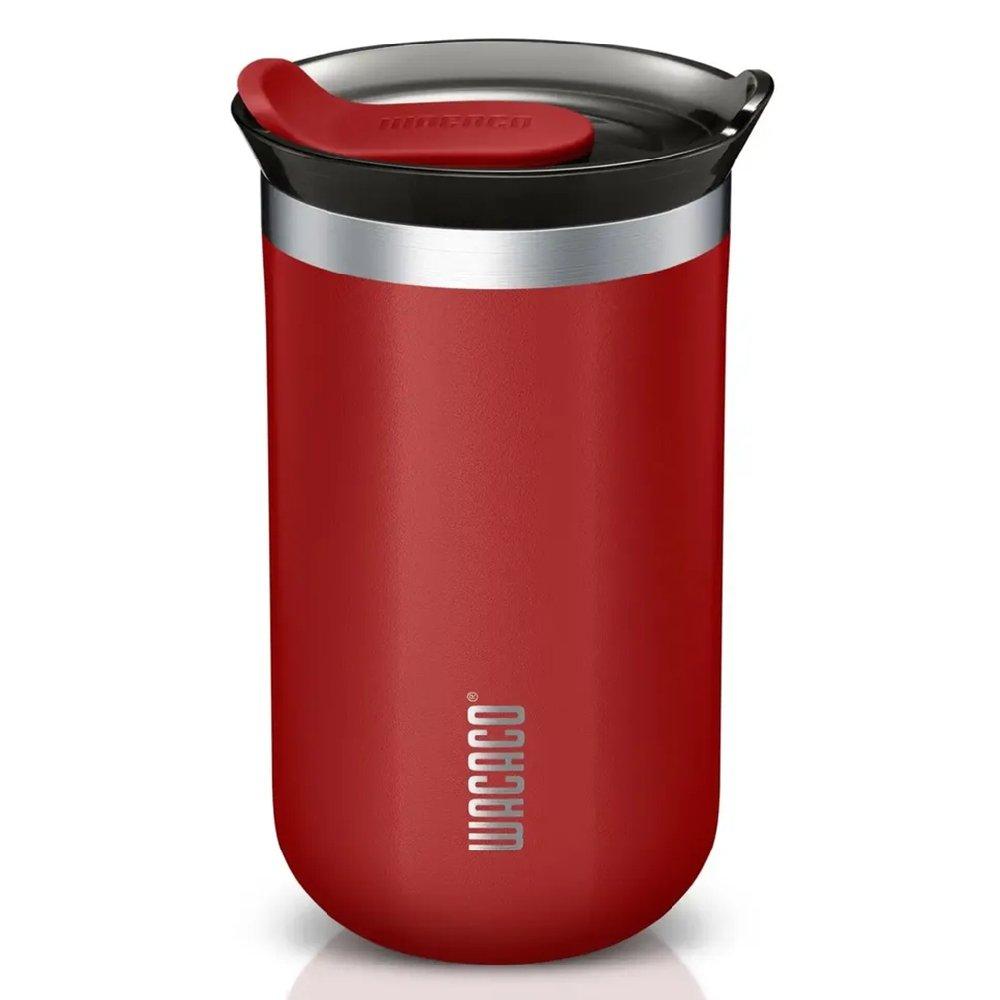 Buy Wacaco octaroma lungo vacuum insulated coffee mug, 300ml - red in Kuwait