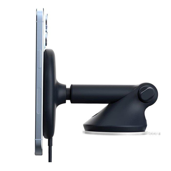 Iottie Velox Wireless MagSafe Charging Dash & Windshield Mount, HLMGSFIO103 - Black