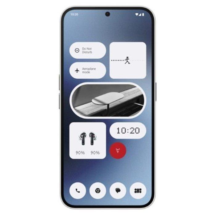 هاتف نوثينج 2 إيه 5 جي, مقاس 6.7 بوصة, 12 جيجابايت رام, 256 جيجابايت - أبيض