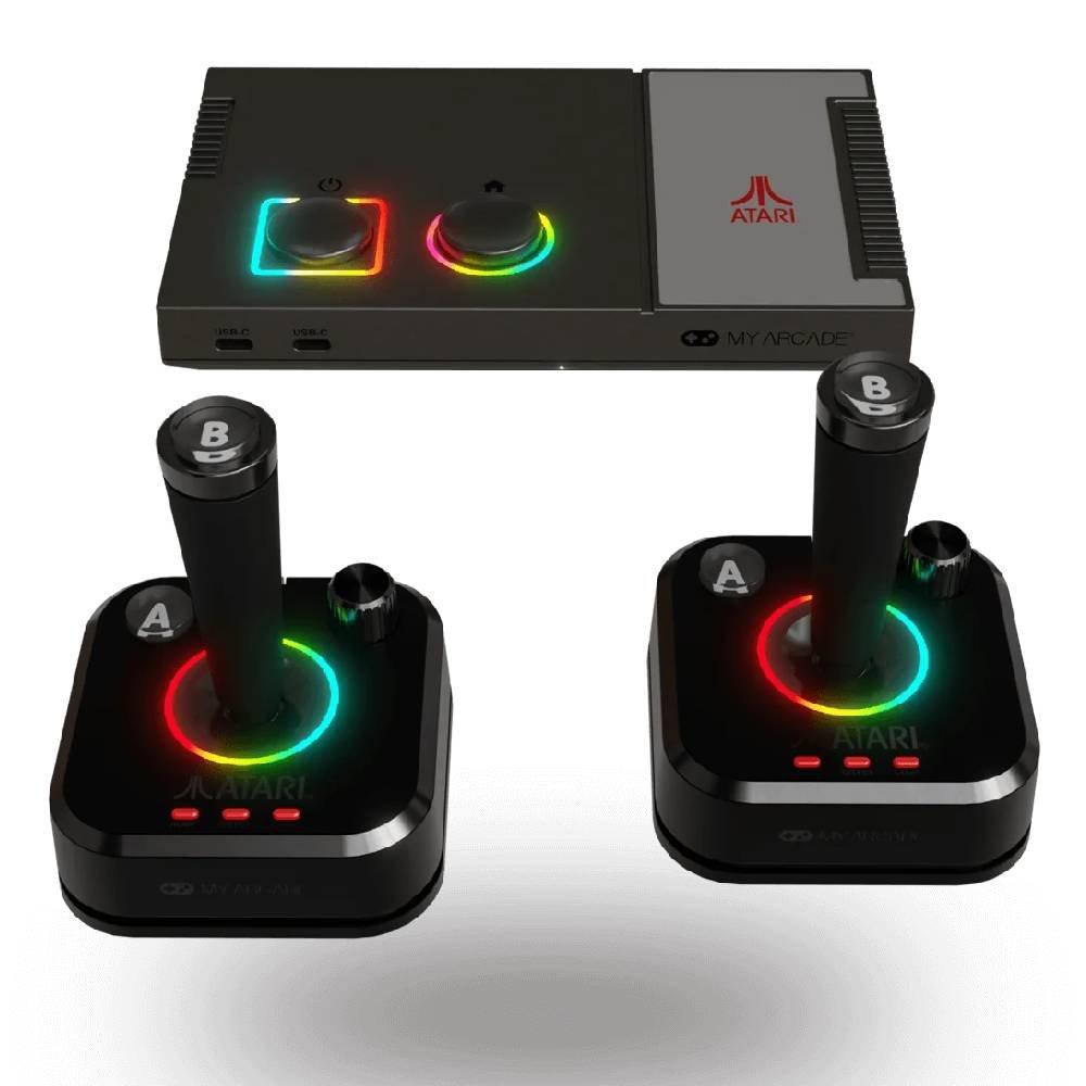 نظام ألعاب الفيديو جيم ستيشن برو بلاغ اند بلاي من أتاري، 200 لعبة،  DGUNL-7012 - أسود