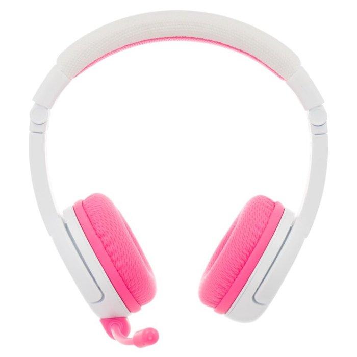BuddyPhones School+ Wireless Kids Headphones – Pink
