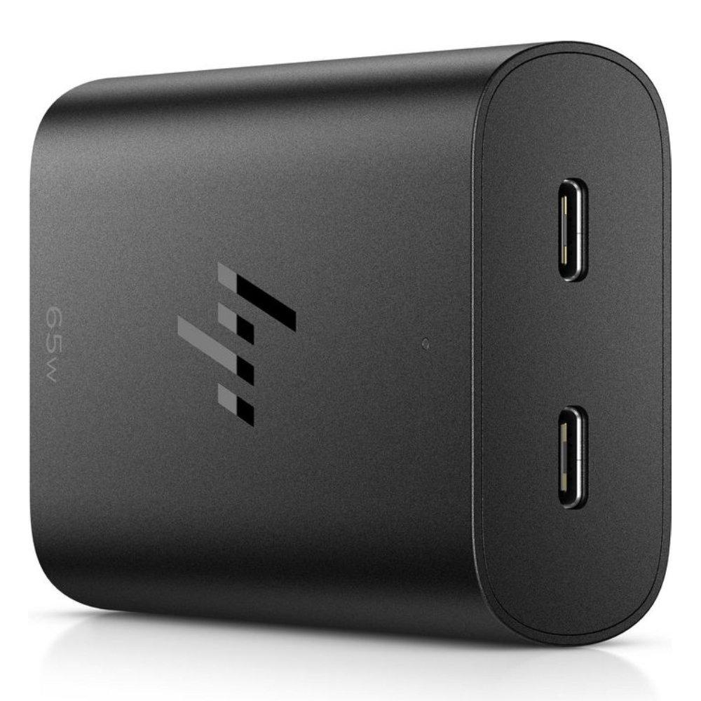 شاحن لابتوب جان بقدرة 65 واط يو اس بي - سي من اتش بي، 600Q7AA – اسود