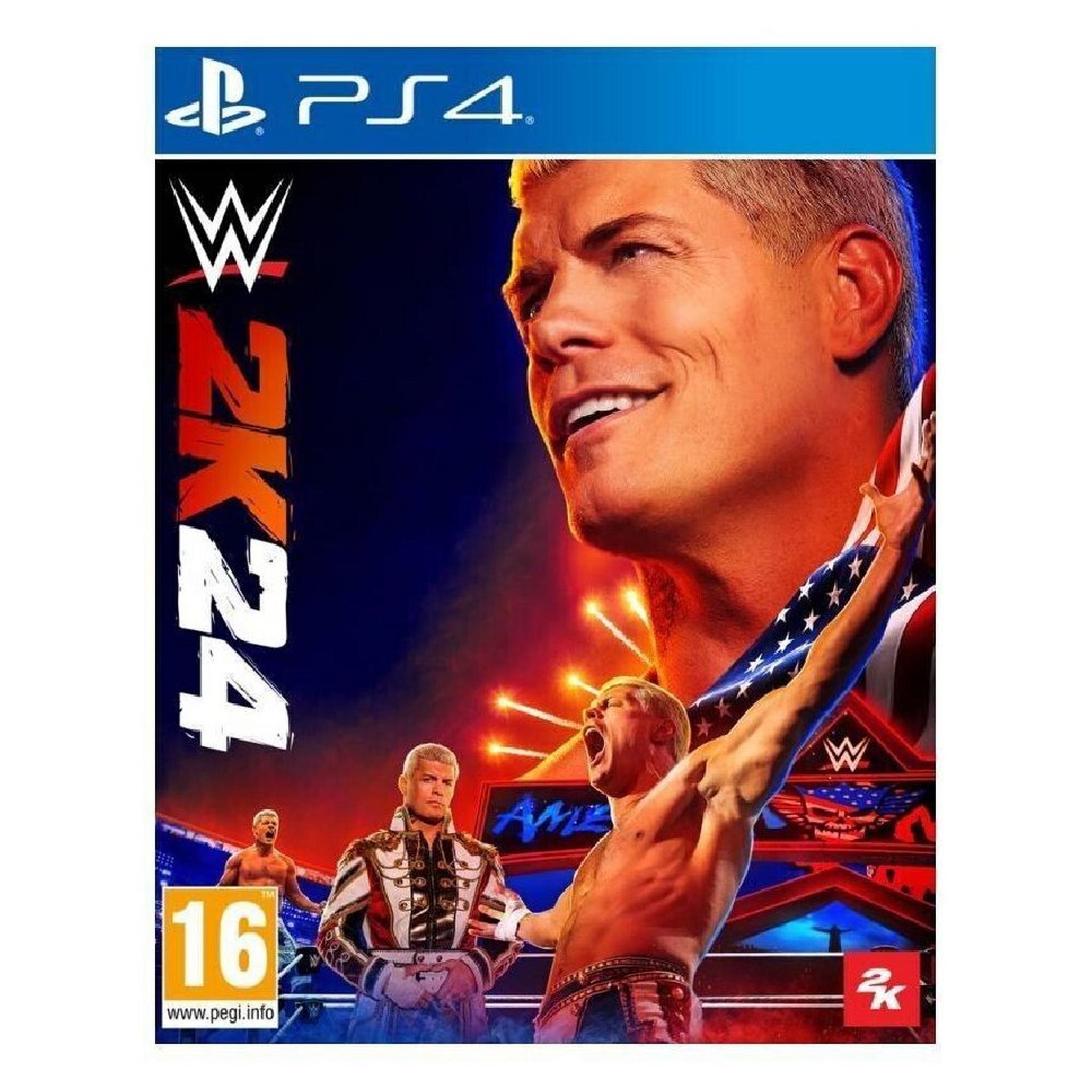 Sony WWE 2K24 PEGI Standard Edition PS4 Game, PS4-W2K24
