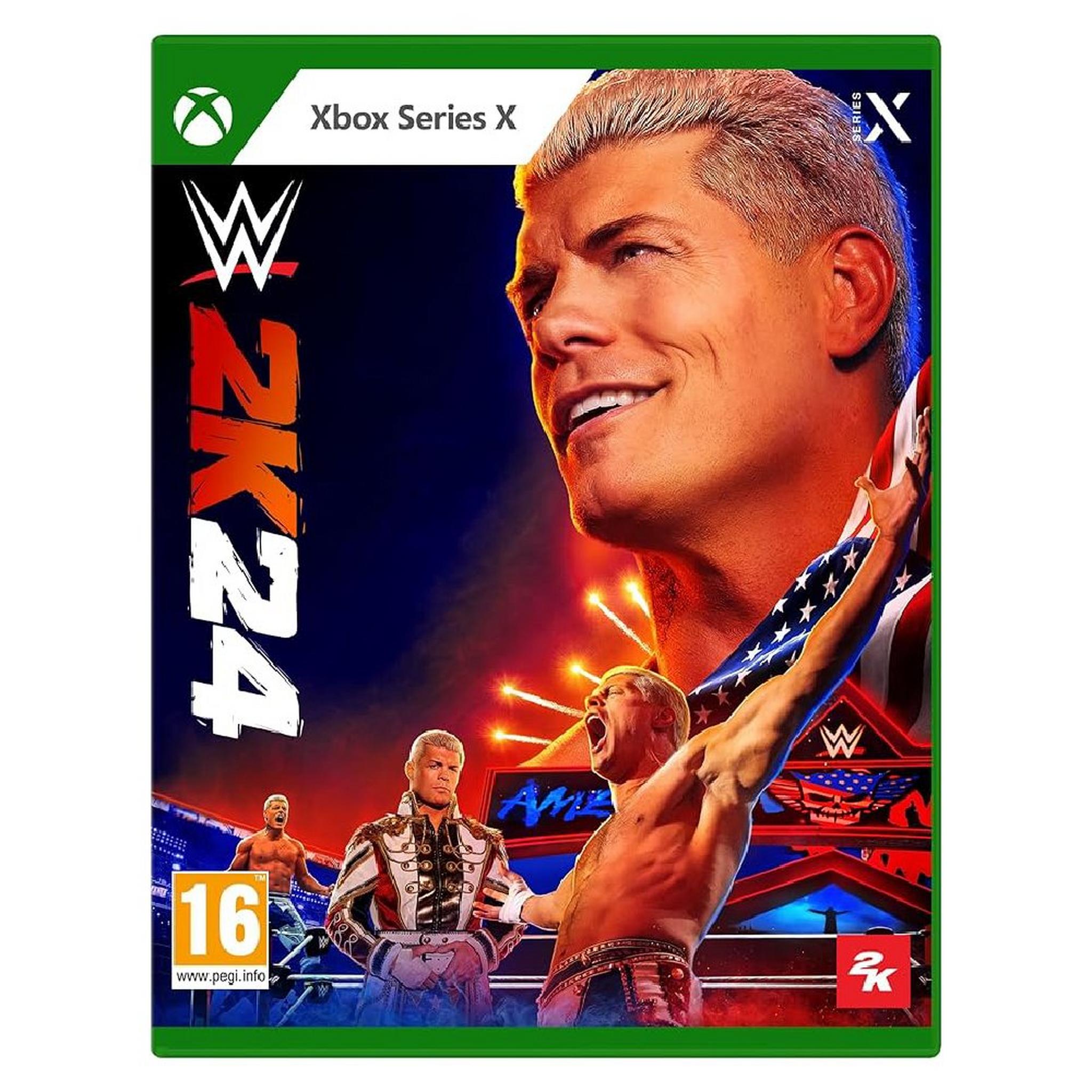 Microsoft WWE 2K24 PEGI, Standard Edition X Box X - X Box One Game, XB-W2K24
