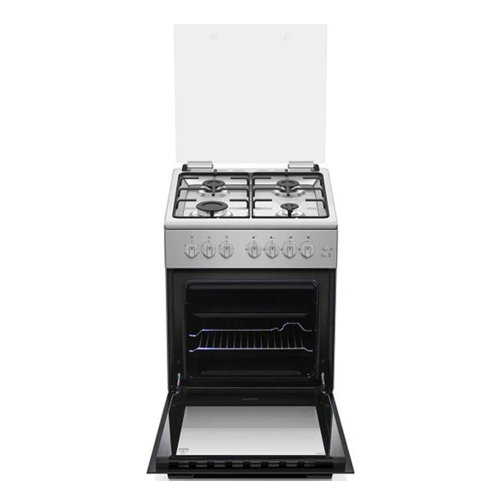 Haier 4 Burners Gas Cooker, 60 x 60 cm, HCR6060GT2 – Inox Silver