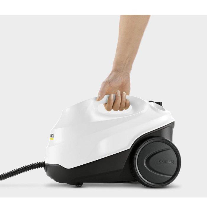 مكنسة كهربائية بالبخار اس سي3 ايزي فيكس من كارشر، 1900 واط، 1 لتر، 15136520 - ابيض