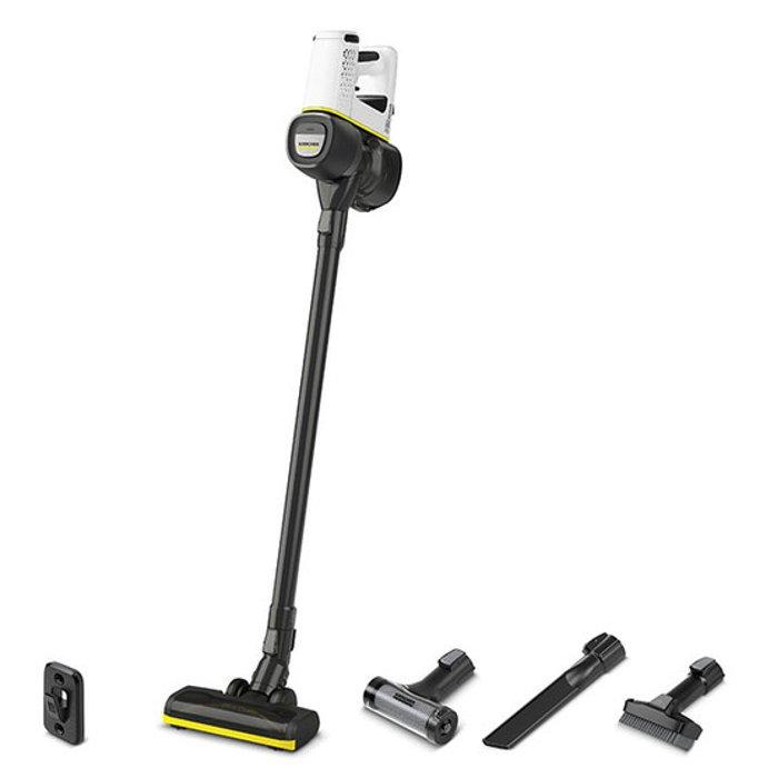 Buy Karcher vc4 cordless vacuum cleaner, 650ml capacity, 11986410 - white & black in Kuwait