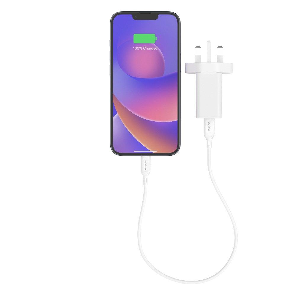 Mophie Essentials USB-C PD wall adapter, 20W, 409911857 – White 