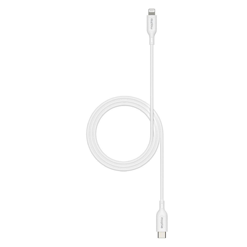 Buy Mophie usb-c to lightning cable, 1m, 409911862 – white in Kuwait