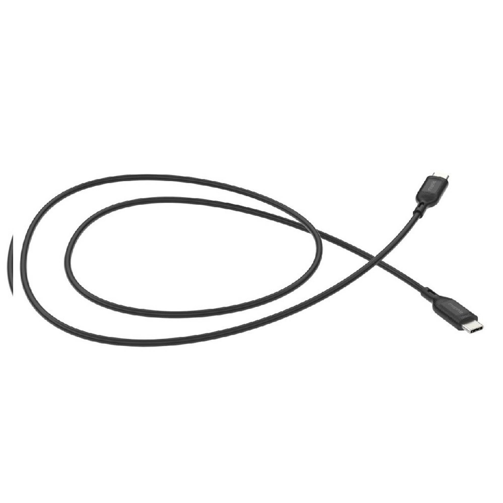 Mophie USB-C to USB-C Cable, 1M, 409911863 – Black